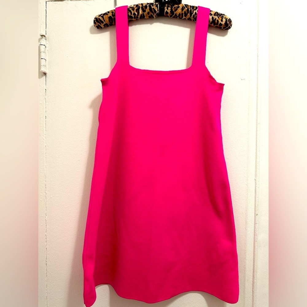 Zara Hot Pink 70s Mini Dress Medium perfect for spring!